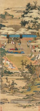  weiß - Chen Hongshou Dame xuanwen Juni Anweisungen geben onklassiker Chinesische Kunst